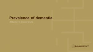 Prevalence of dementia
