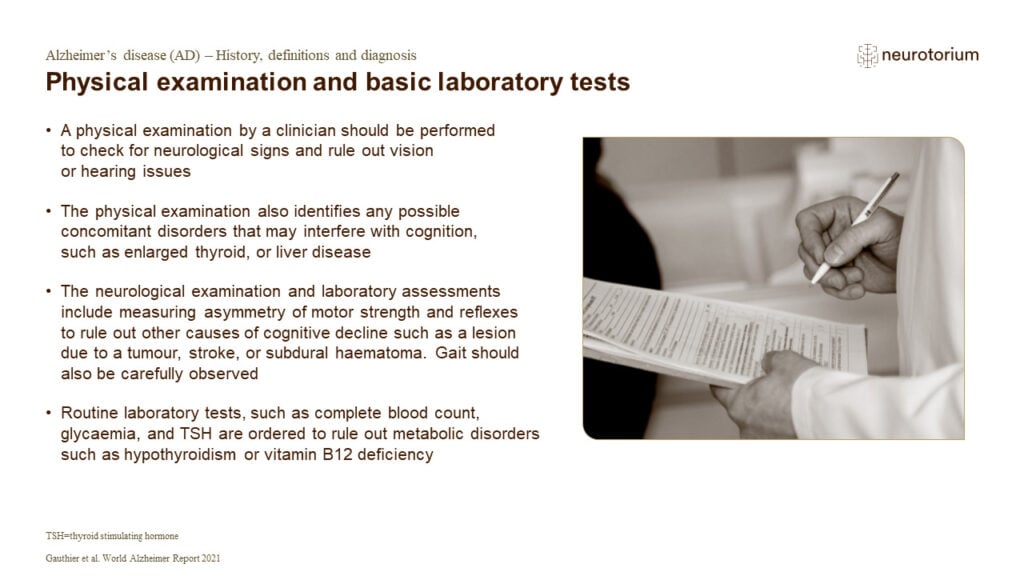 Physical examination and basic laboratory tests
