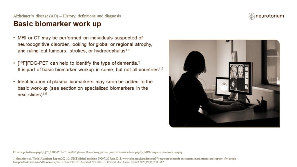 Basic biomarker work up