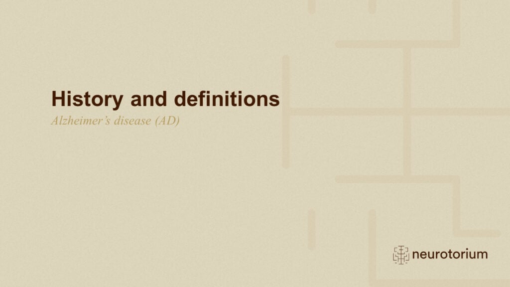 History and definitions