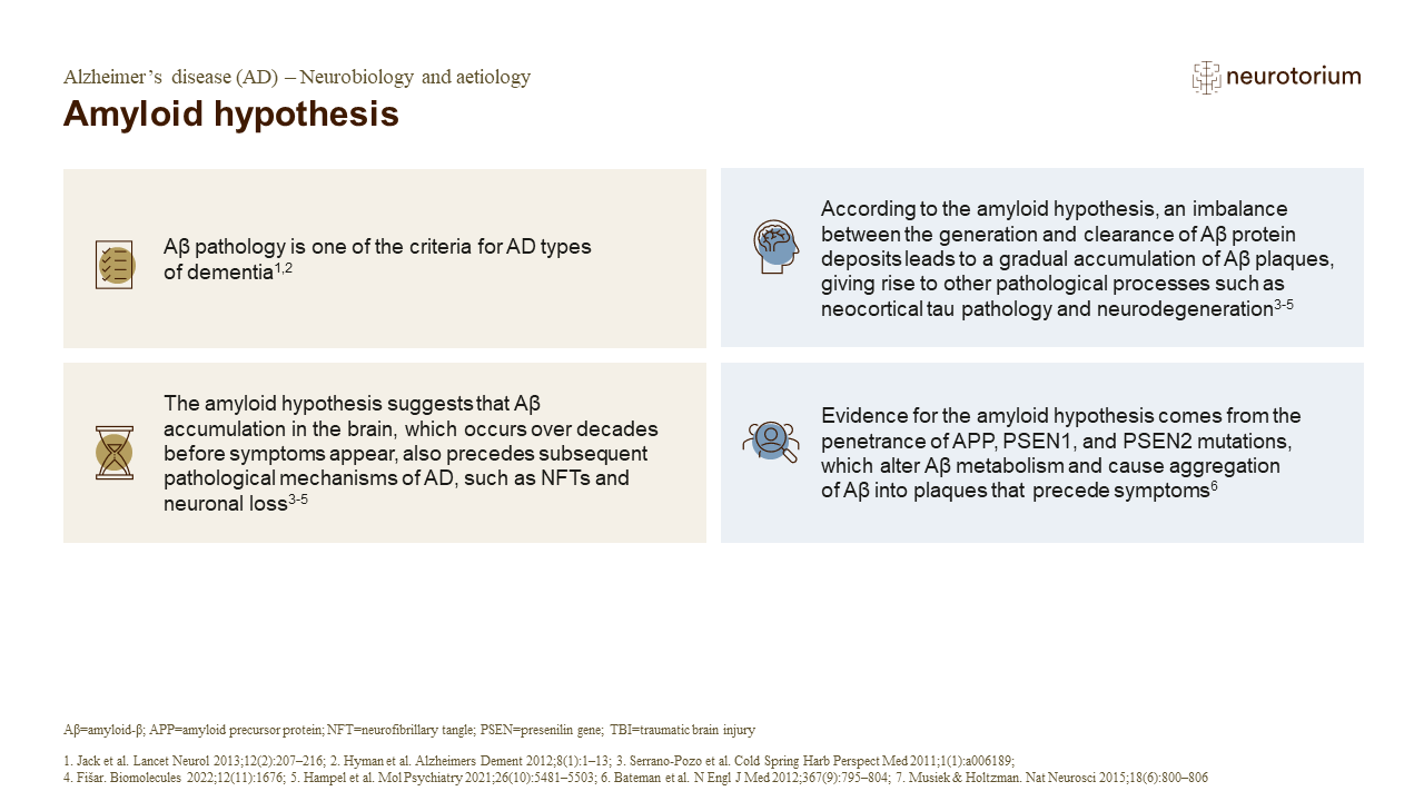 Amyloid hypothesis