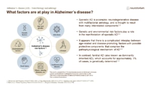 What factors are at play in Alzheimer’s disease?