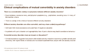 Clinical complications of mutual comorbidity in anxiety disorders