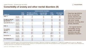 Comorbidity of anxiety and other mental disorders (II)