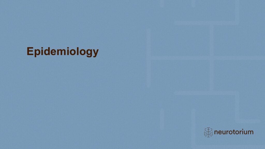 Epidemiology