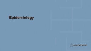 Epidemiology