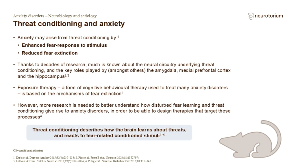 Threat conditioning and anxiety