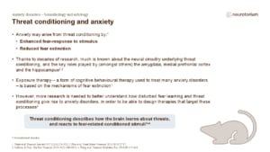 Threat conditioning and anxiety