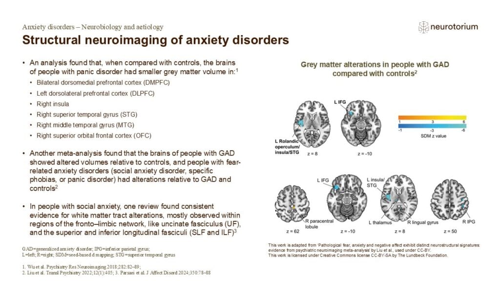 Structural neuroimaging of anxiety disorders