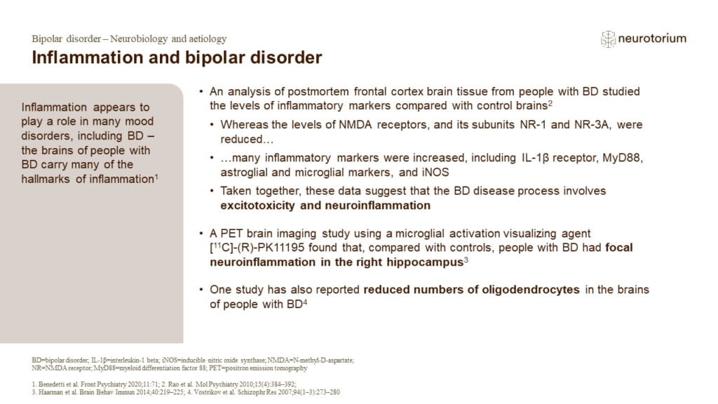 Inflammation and bipolar disorder