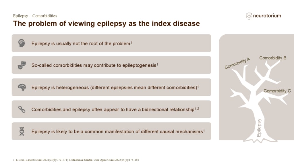 The problem of viewing epilepsy as the index disease