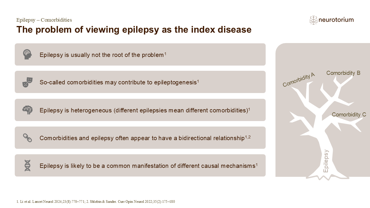 The problem of viewing epilepsy as the index disease