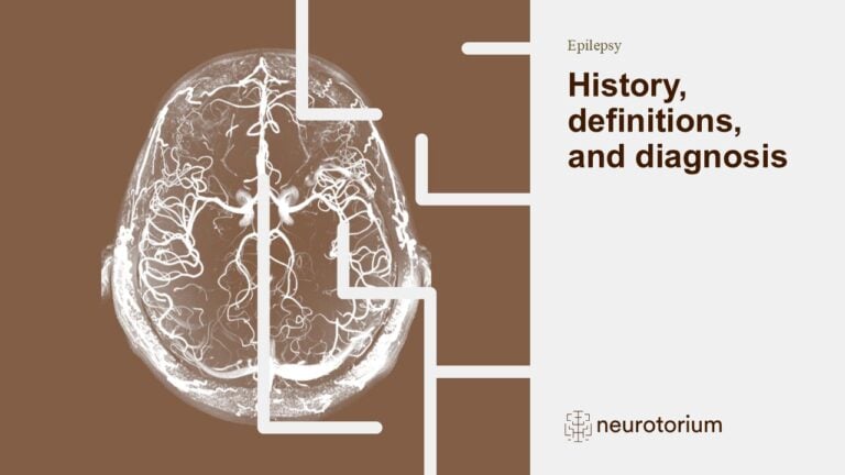 Epilepsy history definitions and diagnosis frontpage