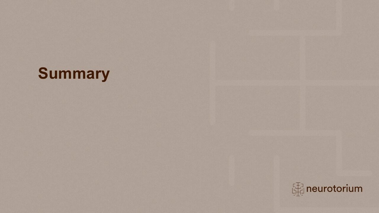 Slide introducing the chapter summary