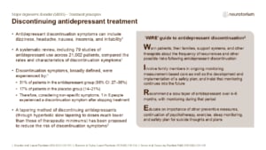 Discontinuing antidepressant treatment