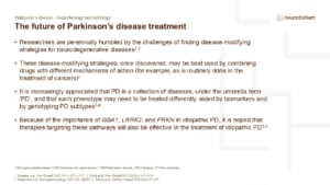 The future of Parkinson’s disease treatment