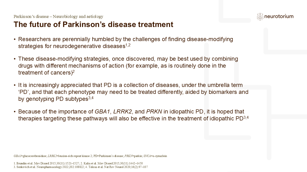 The future of Parkinson’s disease treatment