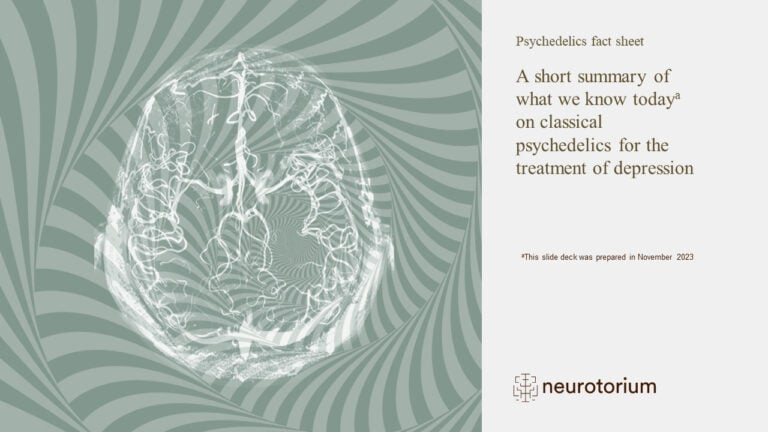A short summary of what we know todaya on classical psychedelics for the treatment of depression