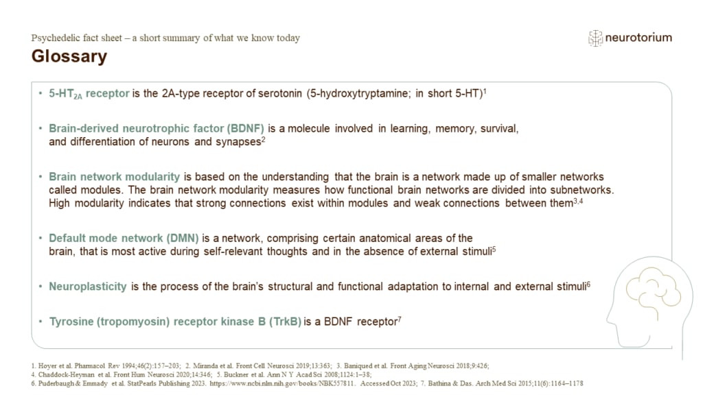 Glossary - Psychedelic fact sheet – a short summary of what we know today