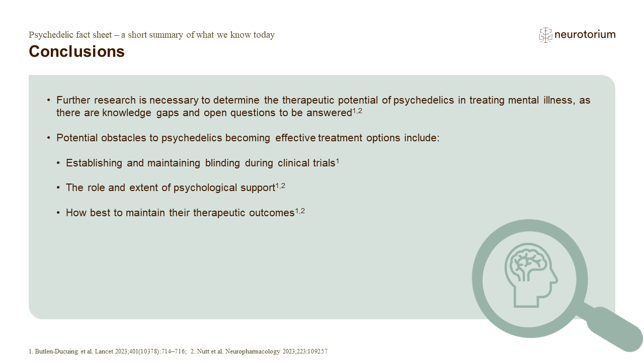 Conclusion on psychedelic fact sheet