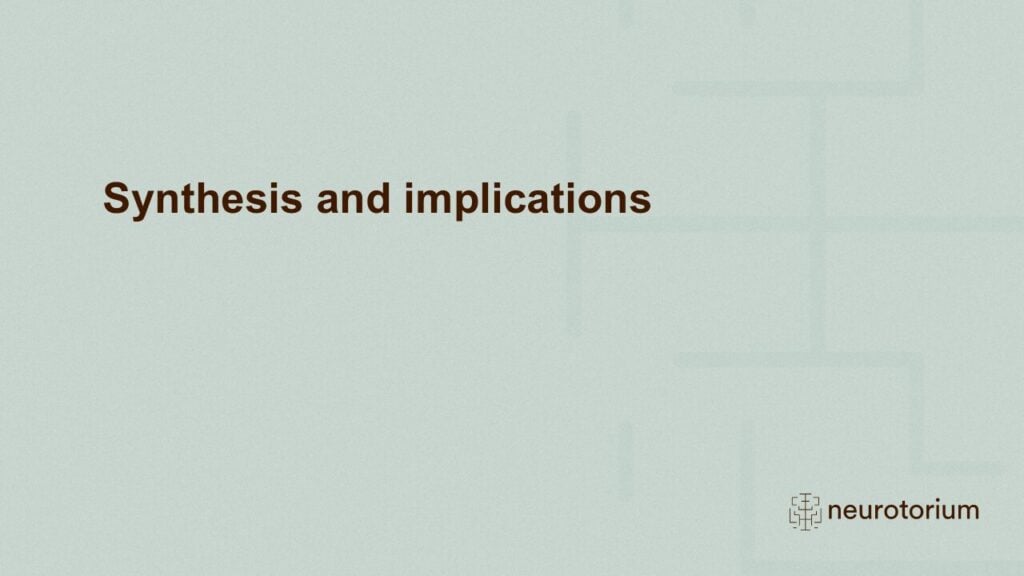 Synthesis and implications