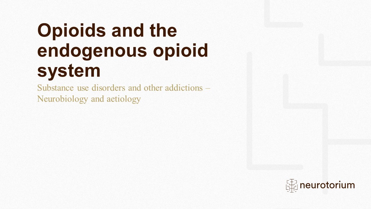 Substance use disorders and other addictions – Neurobiology and aetiology – Slide18