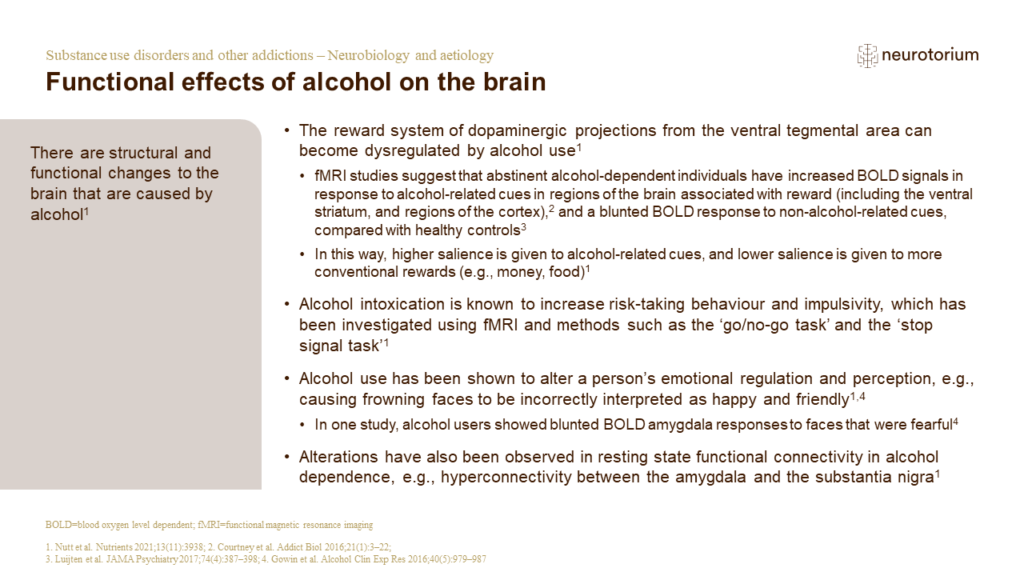 Substance use disorders and other addictions - Neurobiology and aetiology - Slide27