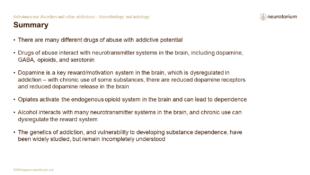 Substance use disorders and other addictions – Neurobiology and aetiology – Slide40