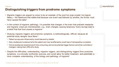 Migraine 4 Course Natural History And Prognosis 20 Feb 22NT Slide14