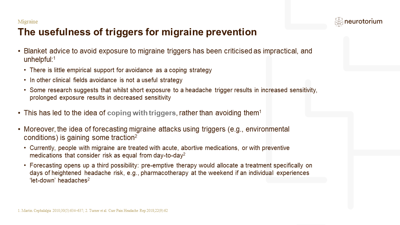 Migraine 4 Course Natural History And Prognosis 20 Feb 22NT Slide15
