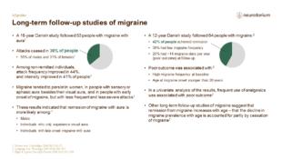 Migraine 4 Course Natural History And Prognosis 20 Feb 22NT Slide29