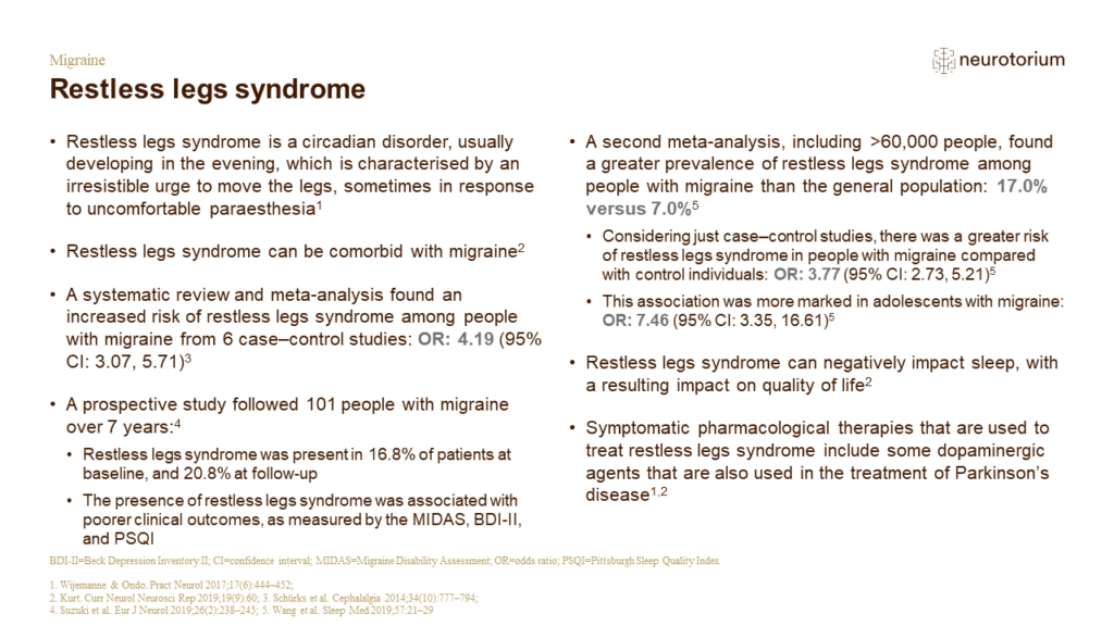 Migraine 5 Comorbidities 3 Feb 22NT Slide17