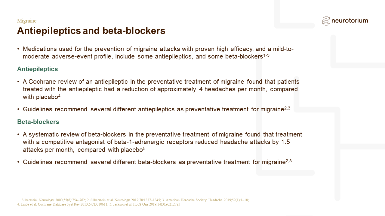 Migraine Treatment Principles Slide19