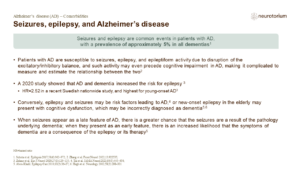 Seizures, epilepsy, and Alzheimer’s disease