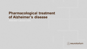 Pharmacological treatment of Alzheimer’s disease