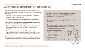 Cardiovascular comorbidities of substance use