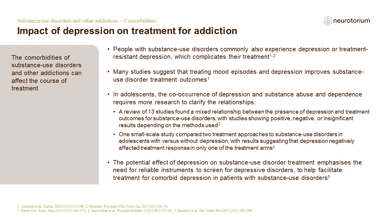 Addiction – Comorbidities slide24