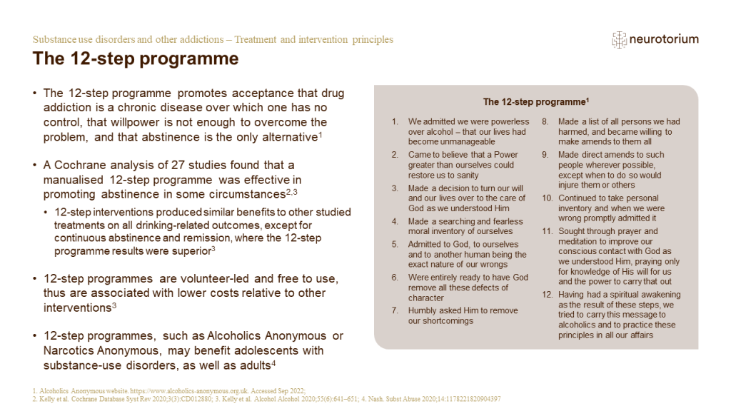 The 12-step programme