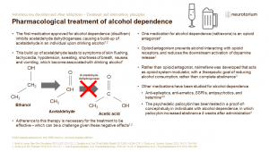 Pharmacological treatment of alcohol dependence