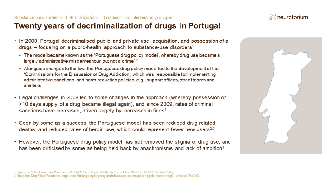 Twenty years of decriminalization of drugs in Portugal