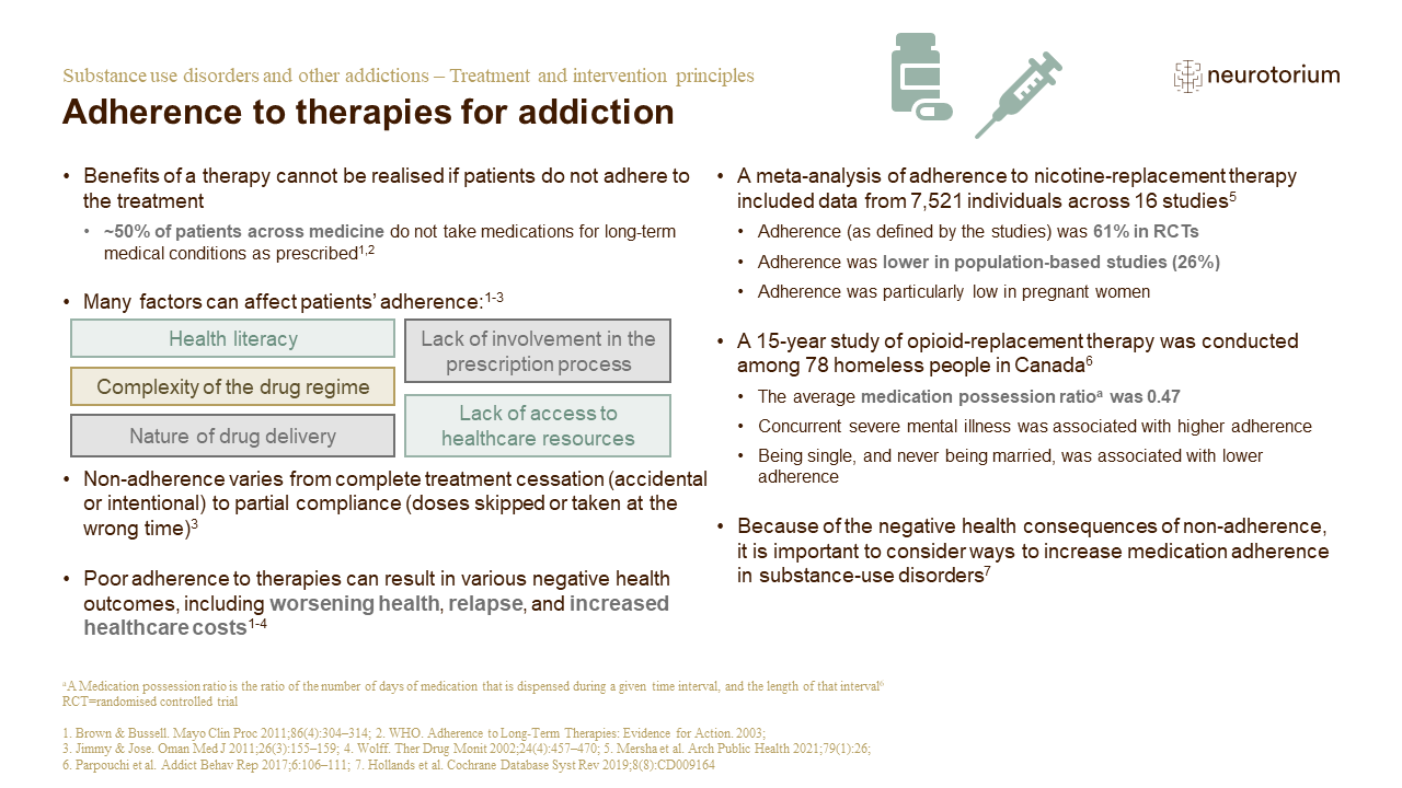 Addiction – Treatment and intervention principles slide26