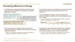 Increasing adherence to therapy