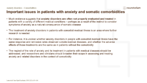 Important issues in patients with anxiety and somatic comorbidities
