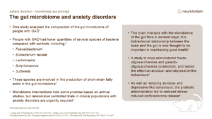 The gut microbiome and anxiety disorders
