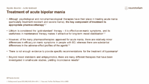 Treatment of acute bipolar mania