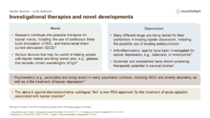 Investigational therapies and novel developments