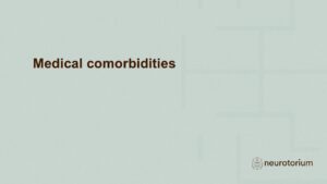 Medical comorbidities