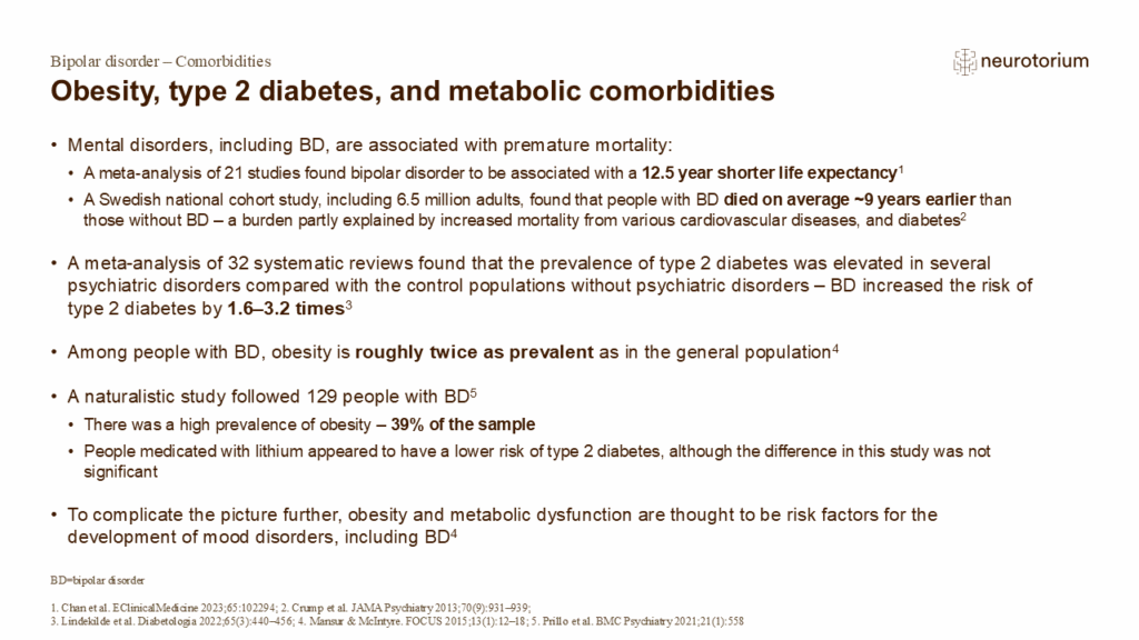 Obesity, type 2 diabetes, and metabolic comorbidities