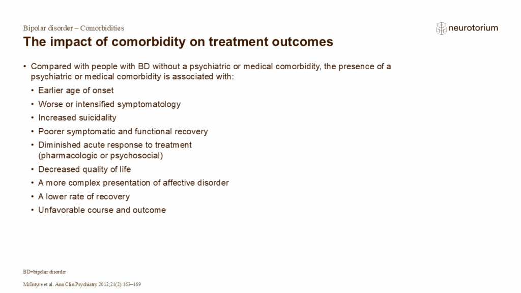 The impact of comorbidity on treatment outcomes