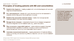 Principles of treating patients with BD and comorbidities